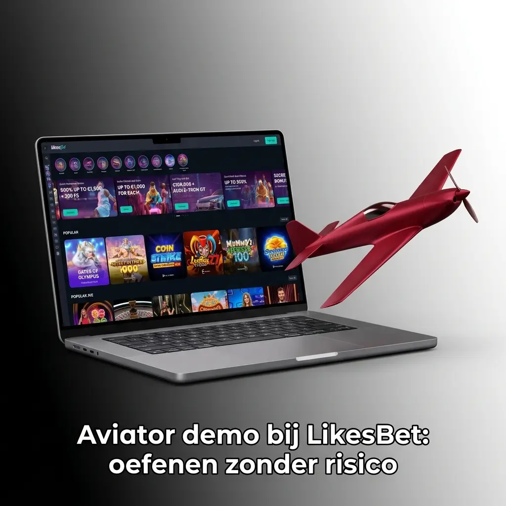 Aviator demo spelscherm bij LikesBet