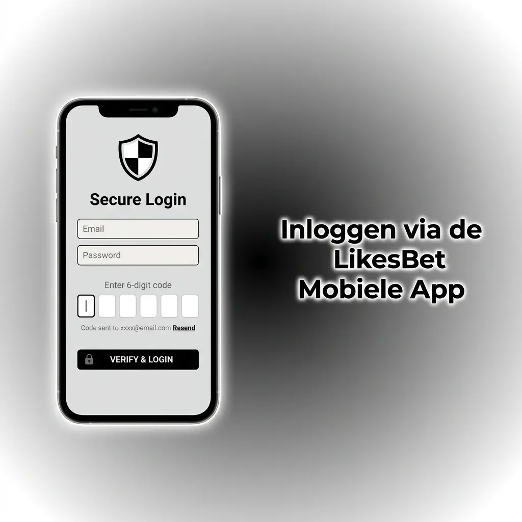 Inloggen via de LikesBet mobiele app