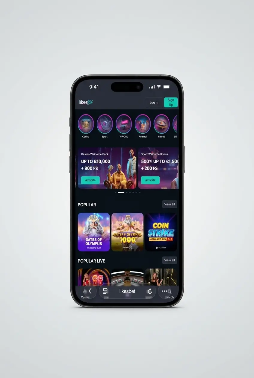 LikesBet Aviator app installeren op iOS via Safari