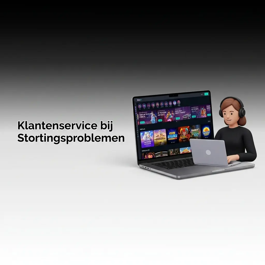 Klantenservice medewerker helpt bij stortingsproblemen