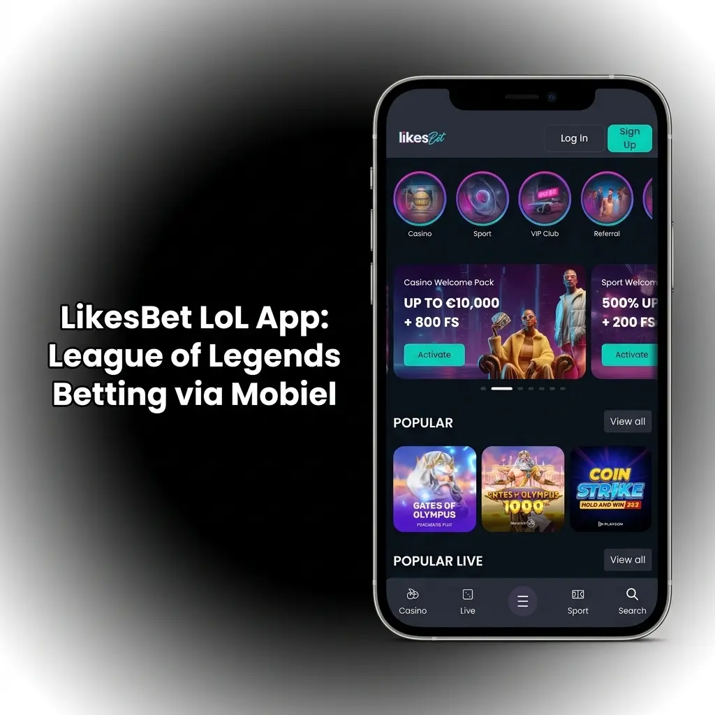 LikesBet League of Legends mobiele app
