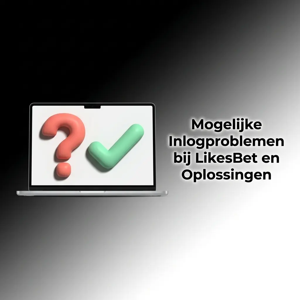 Inlogscherm van LikesBet met foutmelding