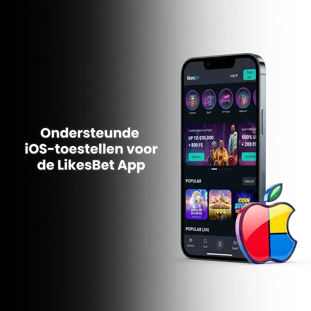 Ondersteunde iOS-toestellen voor de LikesBet App