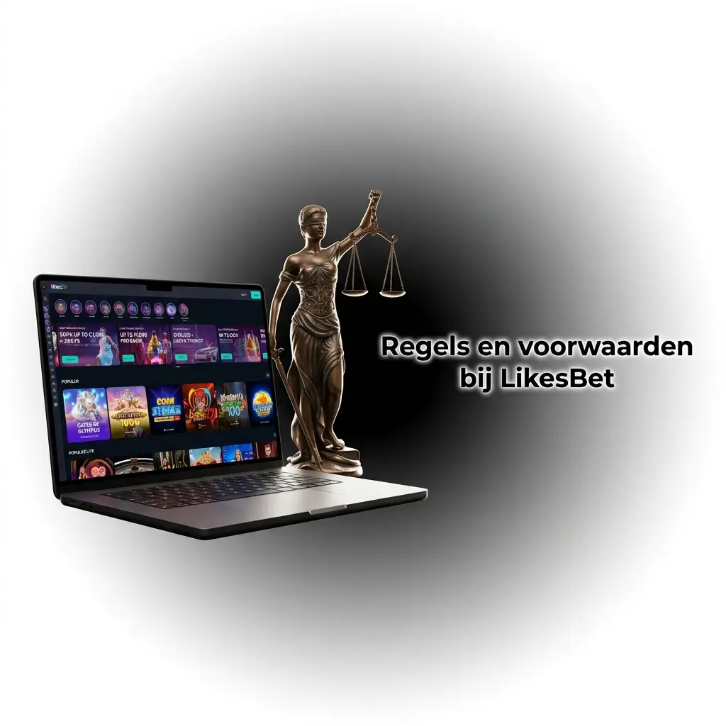 Speler die de voorwaarden van LikesBet doorleest