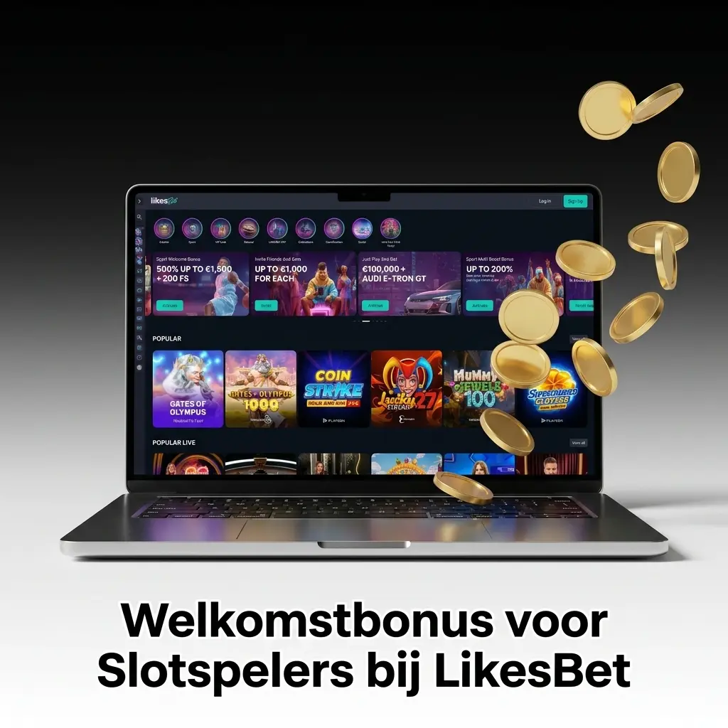 LikesBet casino welkomstbonus voor gokkasten